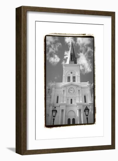 St. Louis Cathedral, Jackson Square I-Laura Denardo-Framed Art Print