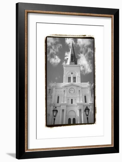 St. Louis Cathedral, Jackson Square I-Laura Denardo-Framed Art Print