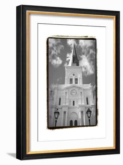 St. Louis Cathedral, Jackson Square I-Laura Denardo-Framed Art Print