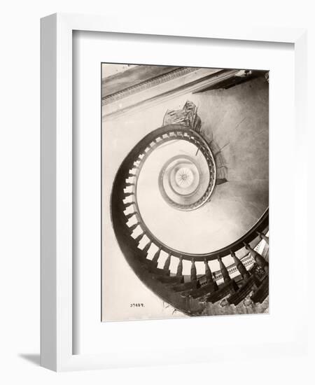 St. Louis Hotel's Winding Staircase-Bettmann-Framed Photographic Print