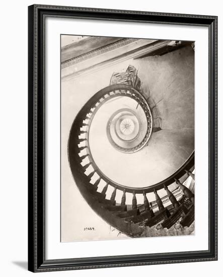 St. Louis Hotel's Winding Staircase-Bettmann-Framed Photographic Print