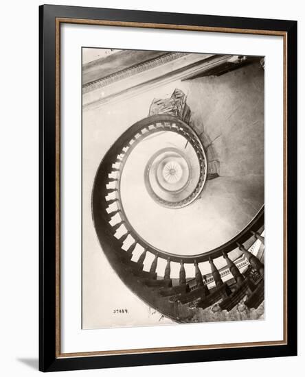 St. Louis Hotel's Winding Staircase-Bettmann-Framed Photographic Print