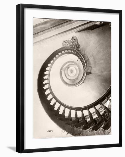 St. Louis Hotel's Winding Staircase-Bettmann-Framed Photographic Print