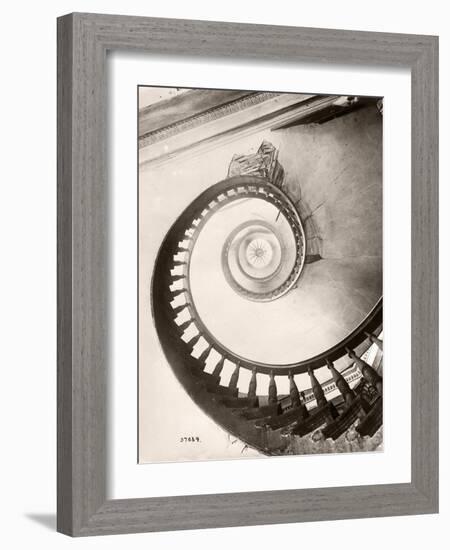 St. Louis Hotel's Winding Staircase-Bettmann-Framed Photographic Print