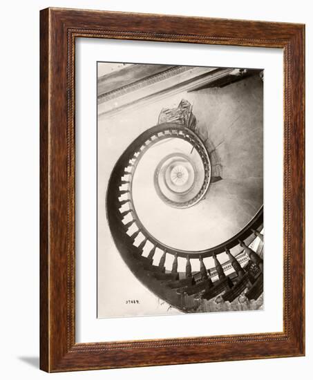 St. Louis Hotel's Winding Staircase-Bettmann-Framed Photographic Print