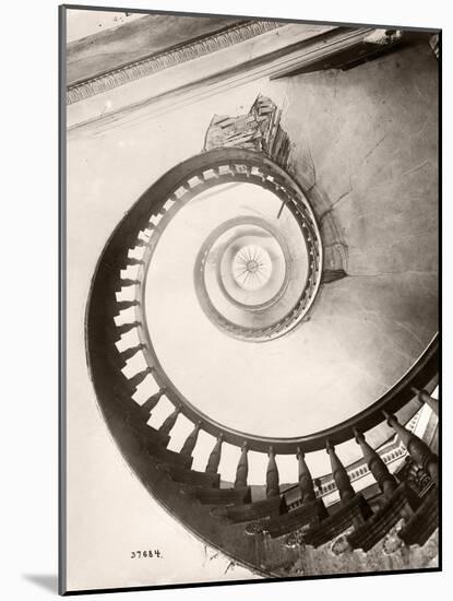 St. Louis Hotel's Winding Staircase-Bettmann-Mounted Photographic Print