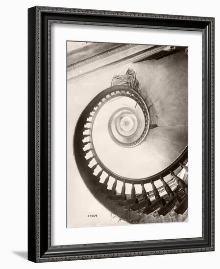 St. Louis Hotel's Winding Staircase-Bettmann-Framed Photographic Print