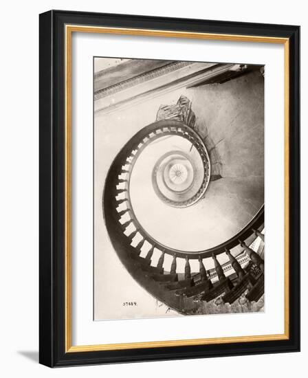 St. Louis Hotel's Winding Staircase-Bettmann-Framed Photographic Print