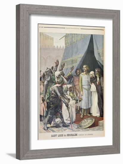 St. Louis in Jerusalem from the Illustrated Supplement of Le Petit Journal, 11th September, 1898-Alexandre Cabanel-Framed Giclee Print