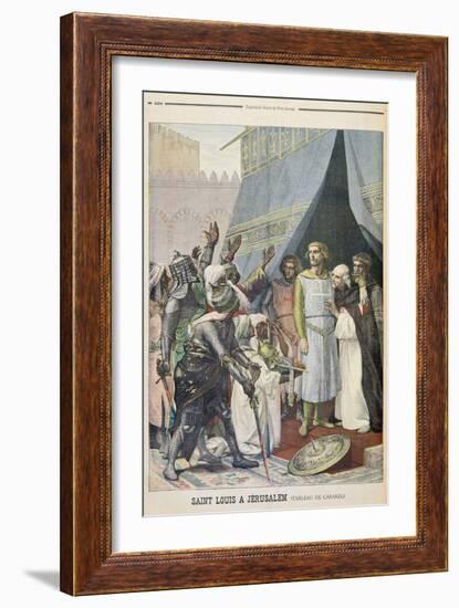 St. Louis in Jerusalem from the Illustrated Supplement of Le Petit Journal, 11th September, 1898-Alexandre Cabanel-Framed Giclee Print