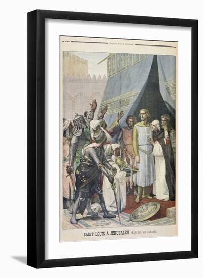 St. Louis in Jerusalem from the Illustrated Supplement of Le Petit Journal, 11th September, 1898-Alexandre Cabanel-Framed Giclee Print