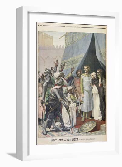 St. Louis in Jerusalem from the Illustrated Supplement of Le Petit Journal, 11th September, 1898-Alexandre Cabanel-Framed Giclee Print