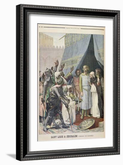 St. Louis in Jerusalem from the Illustrated Supplement of Le Petit Journal, 11th September, 1898-Alexandre Cabanel-Framed Giclee Print