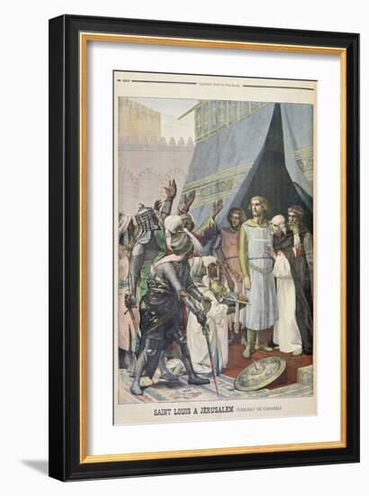 St. Louis in Jerusalem from the Illustrated Supplement of Le Petit Journal, 11th September, 1898-Alexandre Cabanel-Framed Giclee Print