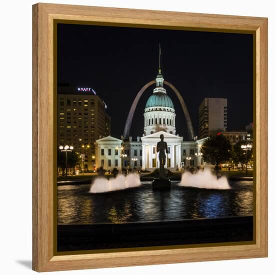 St. Louis Keiner Plaza 2-Galloimages Online-Framed Premier Image Canvas