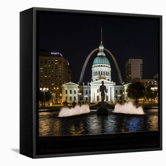 St. Louis Keiner Plaza 2-Galloimages Online-Framed Premier Image Canvas