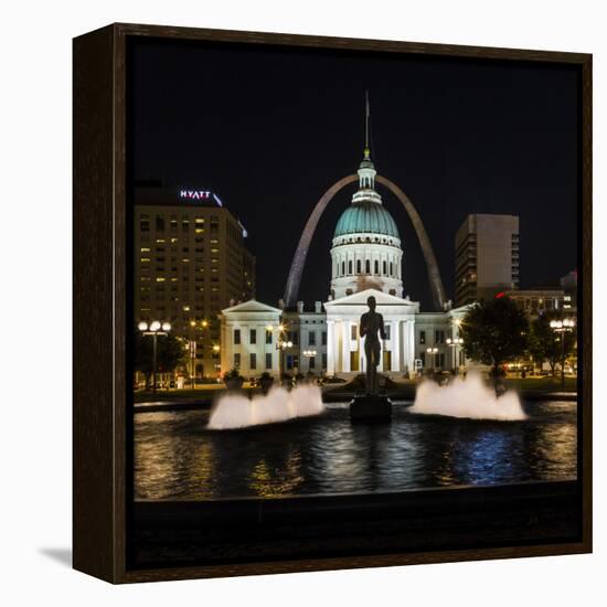 St. Louis Keiner Plaza 2-Galloimages Online-Framed Premier Image Canvas