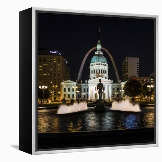 St. Louis Keiner Plaza 2-Galloimages Online-Framed Premier Image Canvas