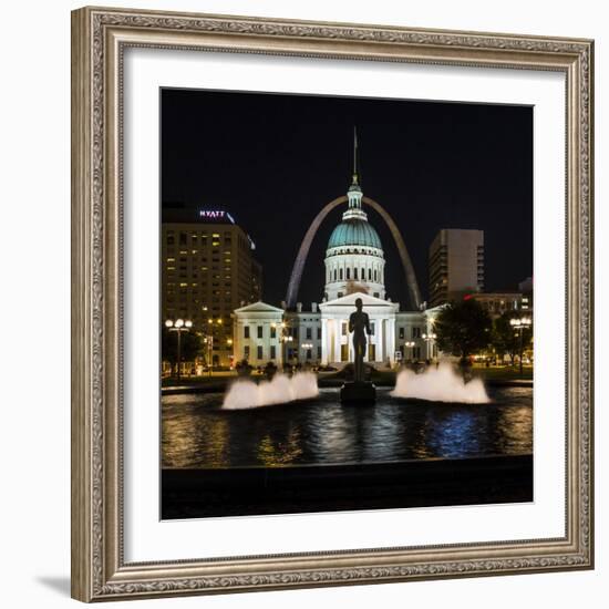 St. Louis Keiner Plaza 2-Galloimages Online-Framed Photographic Print