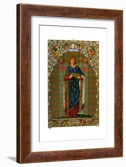 St Louis (Louis IX, King of France), 1886-null-Framed Giclee Print