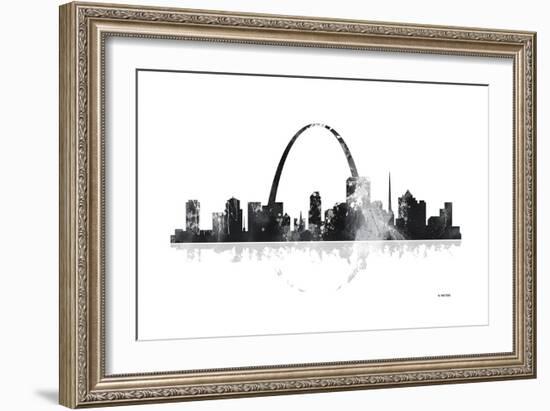 St Louis Missouri Skyline-Marlene Watson-Framed Giclee Print