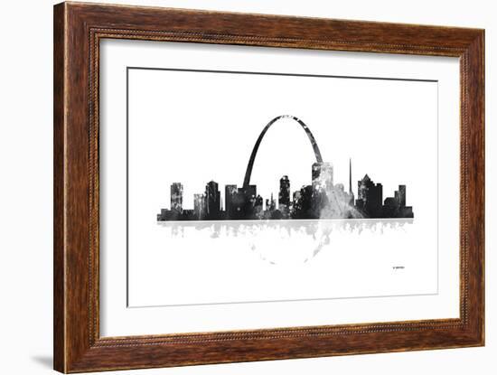 St Louis Missouri Skyline-Marlene Watson-Framed Giclee Print