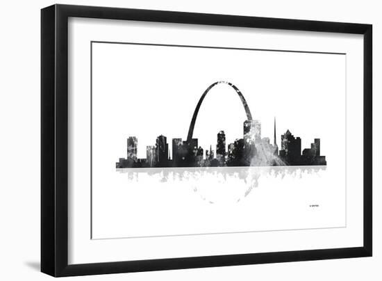 St Louis Missouri Skyline-Marlene Watson-Framed Giclee Print