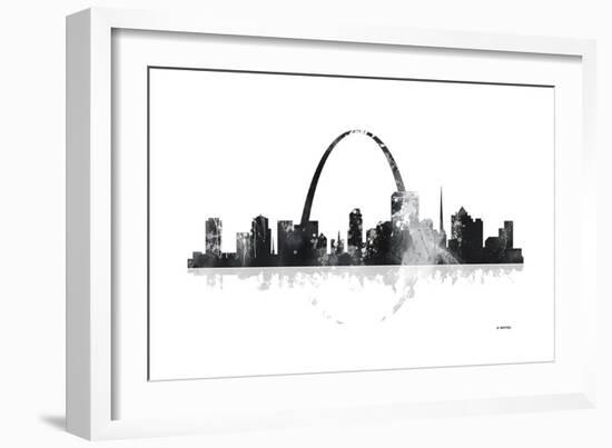 St Louis Missouri Skyline-Marlene Watson-Framed Giclee Print