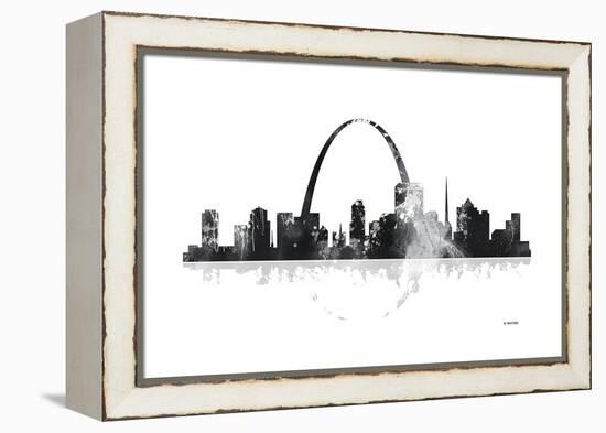 St Louis Missouri Skyline-Marlene Watson-Framed Premier Image Canvas