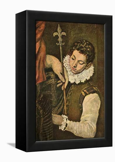 'St. Louis of France (or St. Ferdinand of Castile)', c1586-1590, (1938)-El Greco-Framed Premier Image Canvas