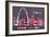 St. Louis Skyline-Design Turnpike-Framed Giclee Print