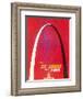 St. Louis, USA - Fly TWA (Trans World Airlines) - The Gateway Arch Monument-David Klein-Framed Giclee Print