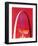 St. Louis, USA - Fly TWA (Trans World Airlines) - The Gateway Arch Monument-David Klein-Framed Giclee Print