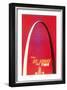 St. Louis, USA - Fly TWA (Trans World Airlines) - The Gateway Arch Monument-David Klein-Framed Art Print