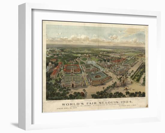 St Louis Worlds Fair-null-Framed Giclee Print