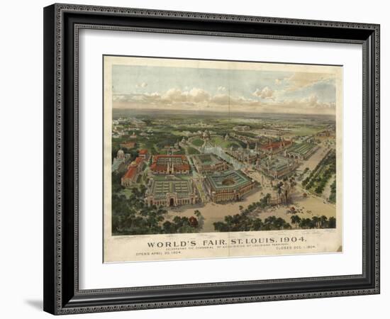 St Louis Worlds Fair-null-Framed Giclee Print