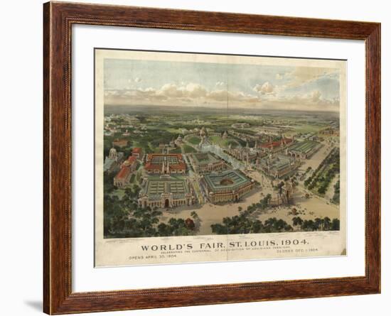 St Louis Worlds Fair-null-Framed Giclee Print