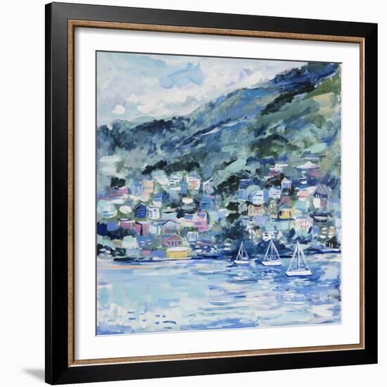 St. Lucia Landscape-Michelle Brunner-Framed Art Print