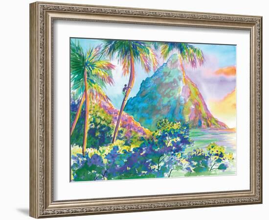 St. Lucia Rainbow Palette-Anne Ormsby-Framed Art Print