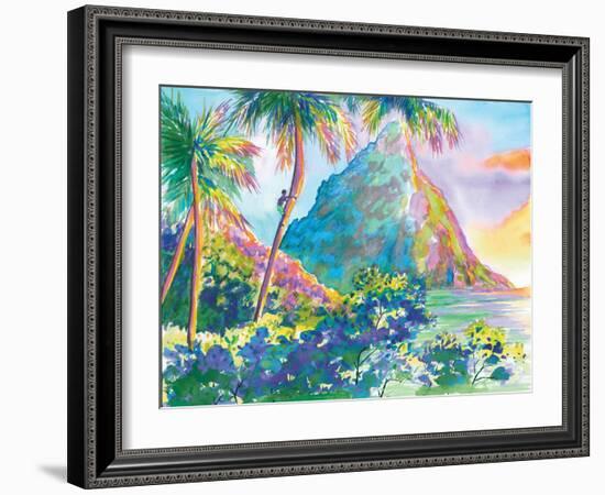 St. Lucia Rainbow Palette-Anne Ormsby-Framed Art Print