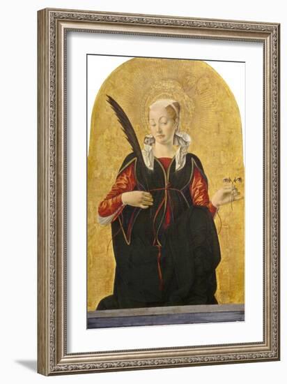 St Lucy, C. 1473- 74-Francesco del Cossa-Framed Giclee Print