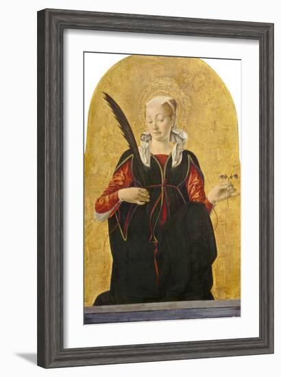 St Lucy, C. 1473- 74-Francesco del Cossa-Framed Giclee Print