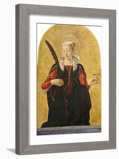 St Lucy, C. 1473- 74-Francesco del Cossa-Framed Giclee Print