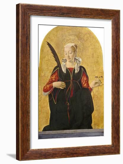 St Lucy, C. 1473- 74-Francesco del Cossa-Framed Giclee Print