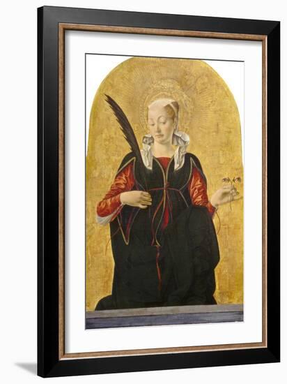 St Lucy, C. 1473- 74-Francesco del Cossa-Framed Giclee Print