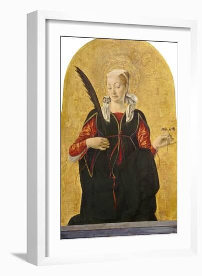 St Lucy, C. 1473- 74-Francesco del Cossa-Framed Giclee Print