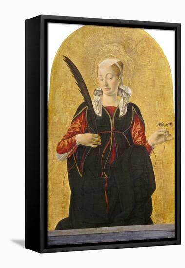 St Lucy, C. 1473- 74-Francesco del Cossa-Framed Premier Image Canvas