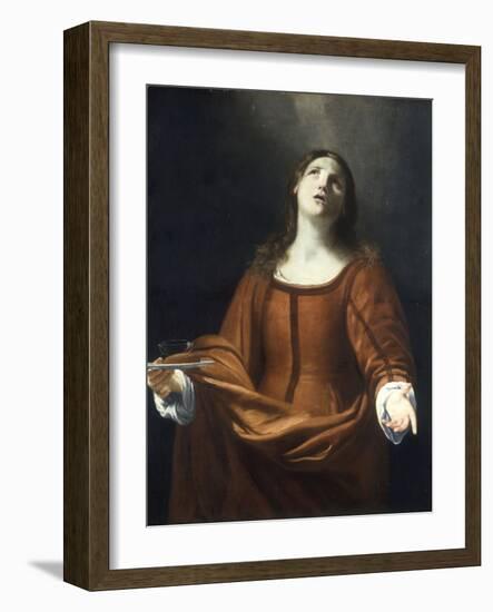 St Lucy-Guido Cagnacci-Framed Giclee Print