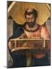 St Luke at His Desk, Detail from Altarpiece of St Luke-Andrea Mantegna-Mounted Giclee Print