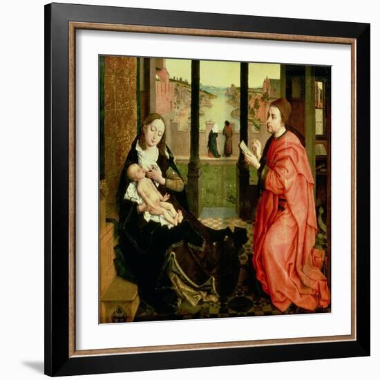 St. Luke Drawing a Portrait of the Virgin-Rogier van der Weyden-Framed Giclee Print